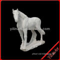 Marble Modern Carving White marble Horse Sculpture (YL-D013)